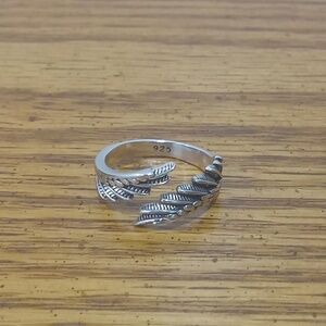 Sterling silver wings ring (Adjustable)